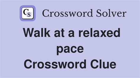 crossword clue pace|PACE Crossword Clue & Synonyms.